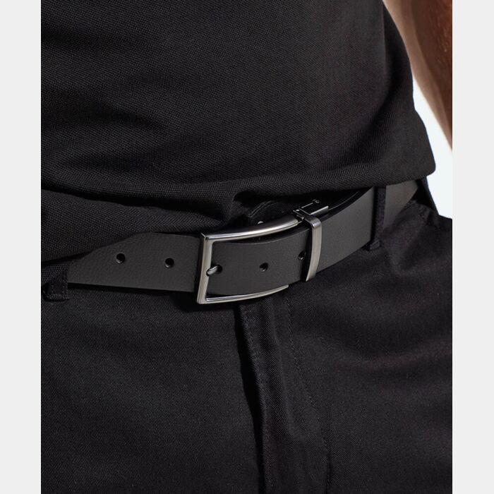 Men's two-way leather belt Thumbnail