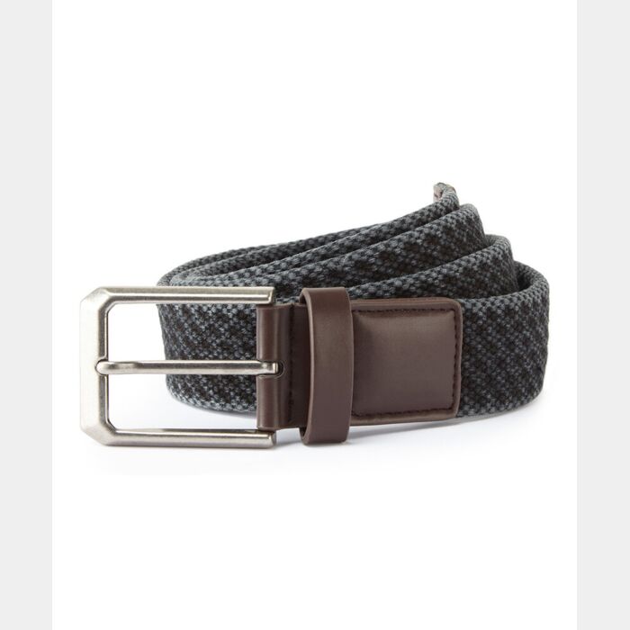 Men's vintage wash canvas belt Thumbnail