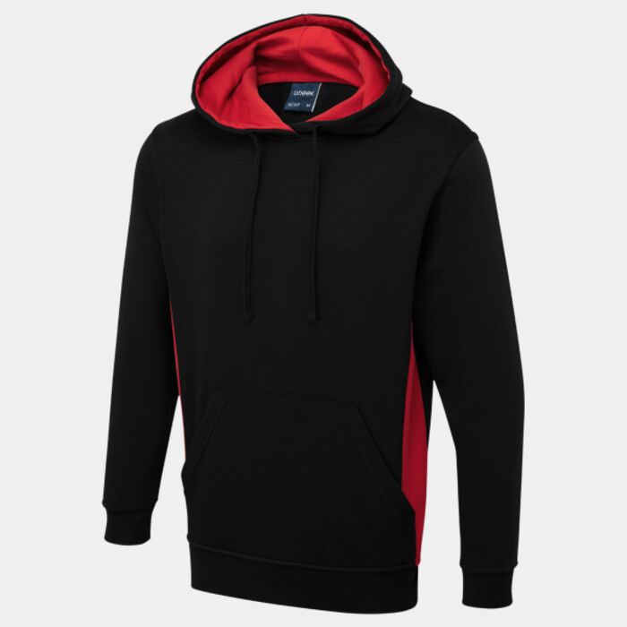 Uneek Two Tone Hooded Sweatshirt UC517 Two Tone Hooded Sweatshirt Thumbnail
