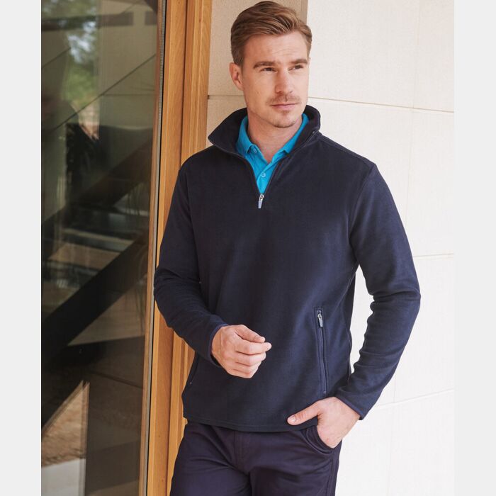 Henbury ¼ zip microfleece jacket HB858 ¼ zip microfleece jacket Thumbnail