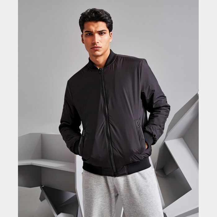 Delta plain bomber jacket Thumbnail