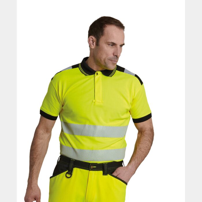 PW3 Hi-vis polo shirt (T180) Thumbnail