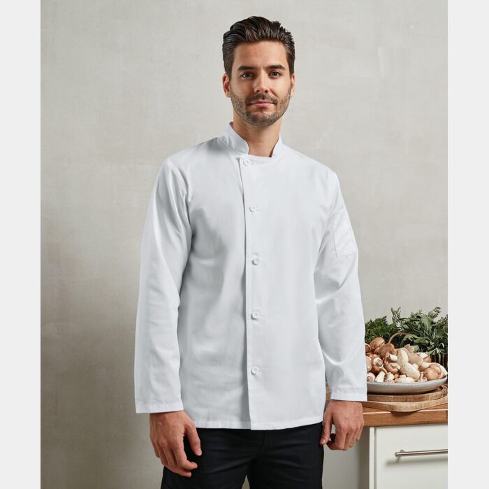 Premier Chef's essential long sleeve jacket PR901 Chef's essential long sleeve jacket Thumbnail
