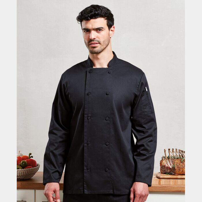 Premier Chef's Coolchecker® long sleeve jacket PR903 Chef's Coolchecker® long sleeve jacket Thumbnail