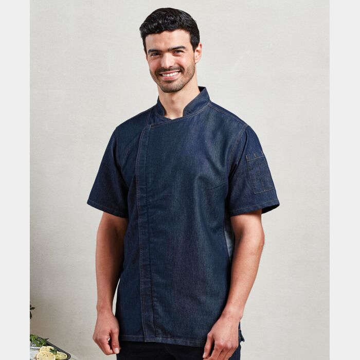 Premier Chef's zip-close short sleeve jacket PR906 Chef's zip-close short sleeve jacket Thumbnail