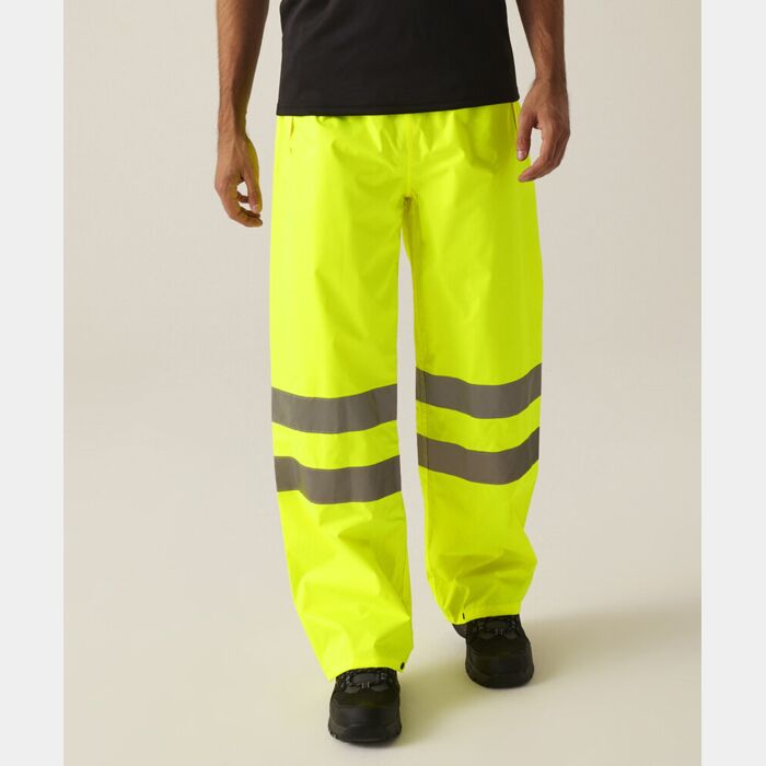 Regatta High Visibility Hi-vis pro pack-away trousers RG386 Hi-vis pro pack-away trousers Thumbnail