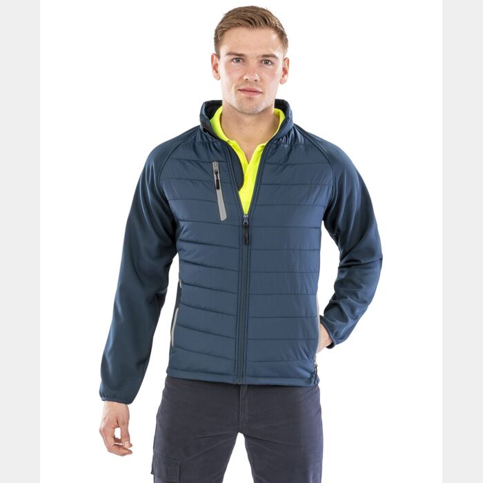 Result Genuine Recycled Compass padded softshell jacket R237X Compass padded softshell jacket Thumbnail