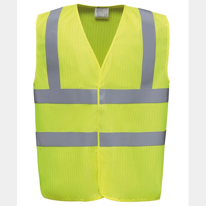 Yoko Hi-vis flame-retardant anti-static waistcoat (HVW100ASFR) YK075 Hi-vis flame-retardant anti-static waistcoat (HVW100ASFR) Thumbnail