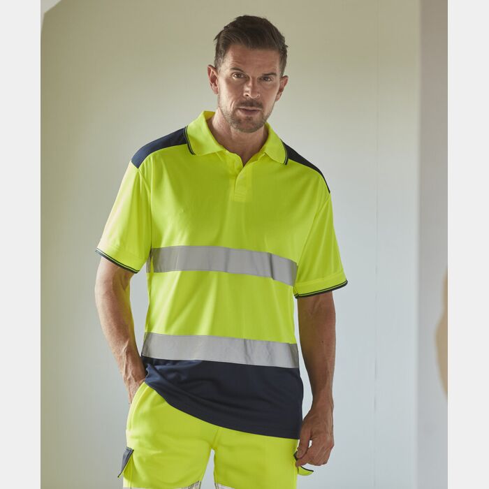 Yoko Hi-vis two-tone polo shirt (HVJ220) YK104 Hi-vis two-tone polo shirt (HVJ220) Thumbnail