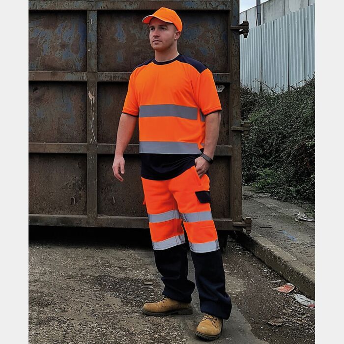 Yoko Hi-vis two-tone t-shirt (HVJ400) YK034 Hi-vis two-tone t-shirt (HVJ400) Thumbnail