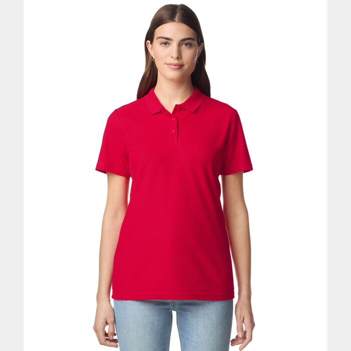 Gildan Ladies SoftStyle® Double Piqué Polo Shirt Thumbnail