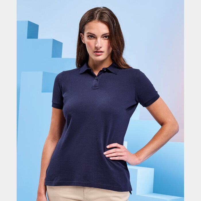 Women's cotton polo Thumbnail
