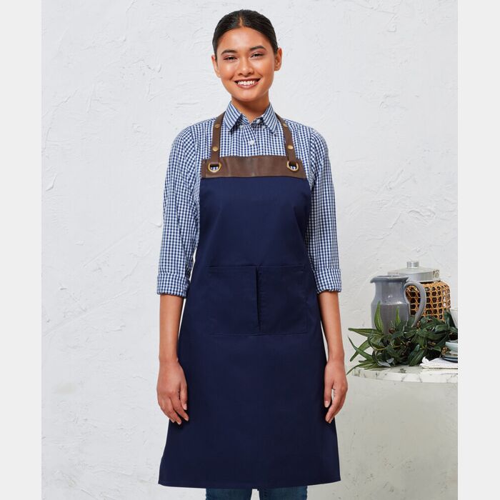 Premier Espresso bib apron PR123 Espresso bib apron Thumbnail