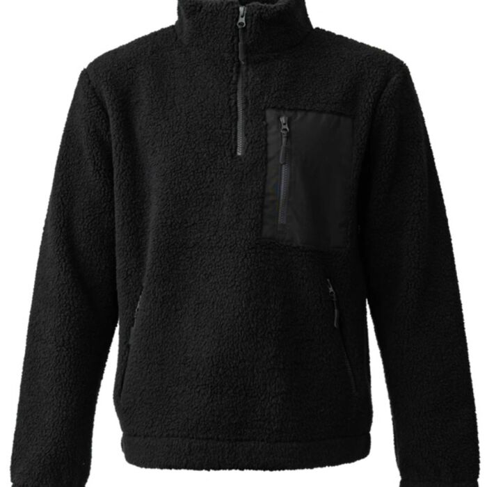 Unisex 1/4 Zip Sherpa Fleece Thumbnail